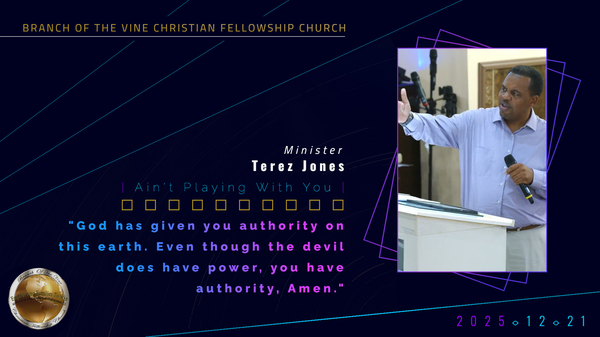 Ain't Playing With You