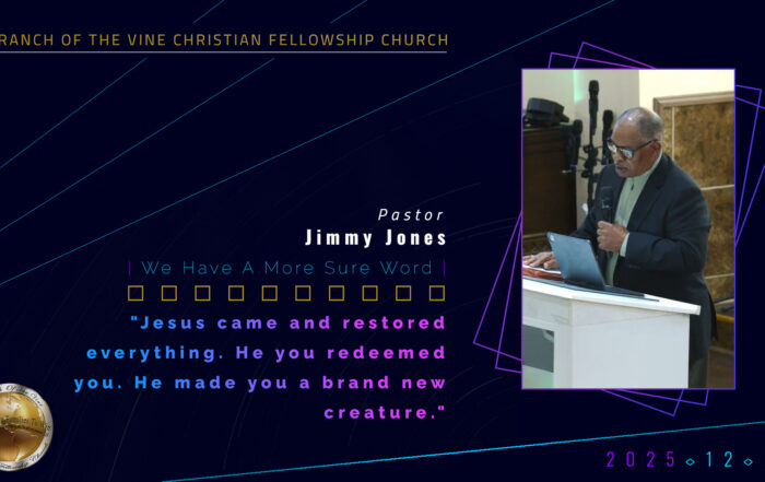 We Have A More Sure Word