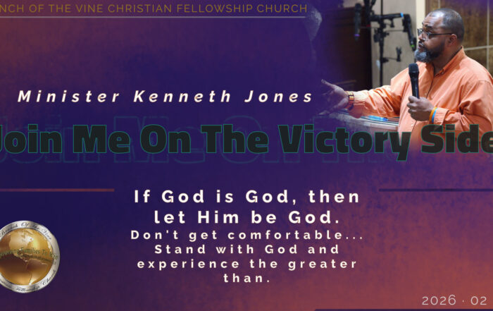 Join Me On The Victory Side