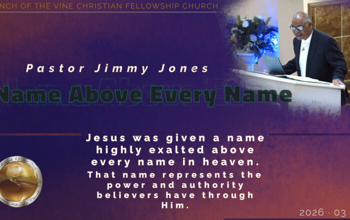 Name Above Every Name