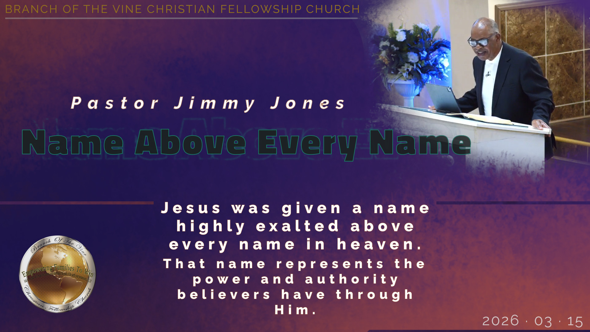 Name Above Every Name