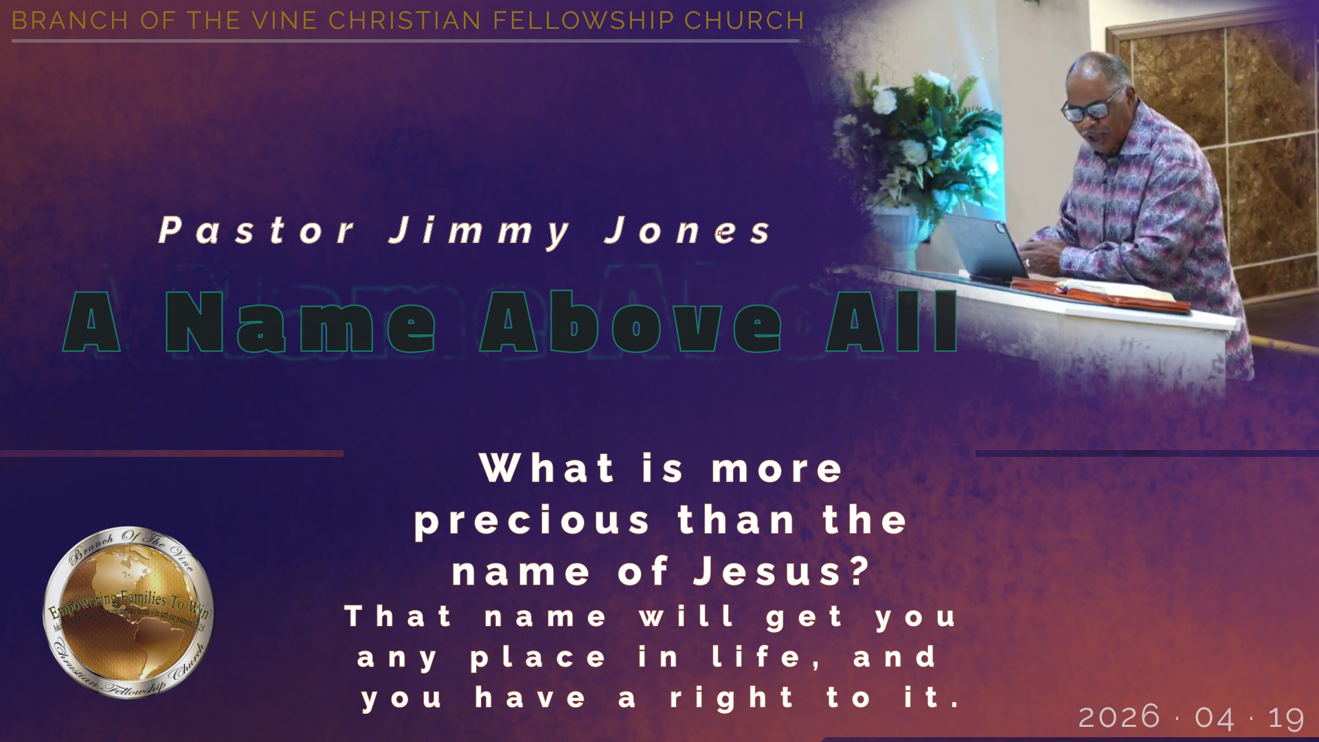A Name Above All
