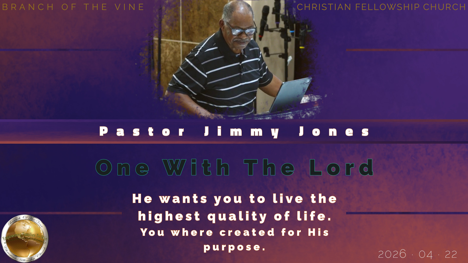 One With The Lord