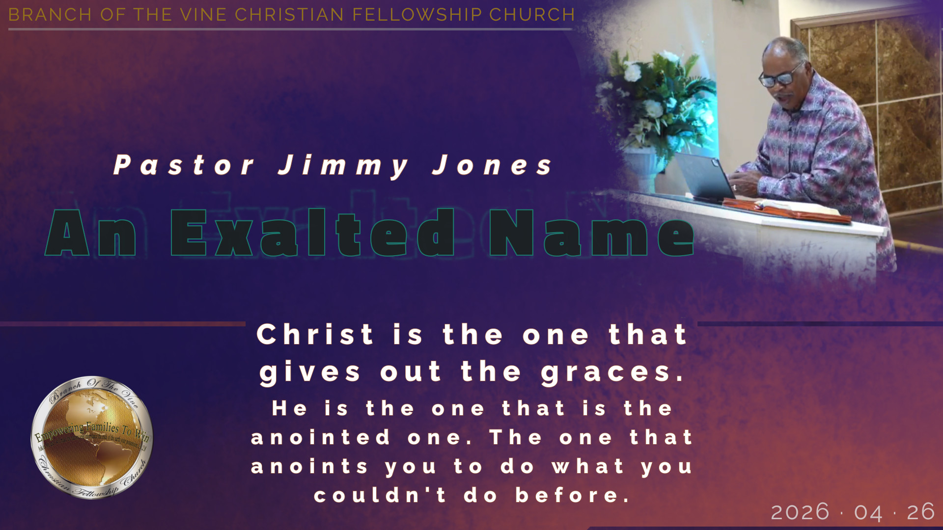 An Exalted Name