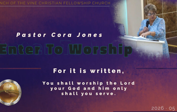 Enter To Worship
