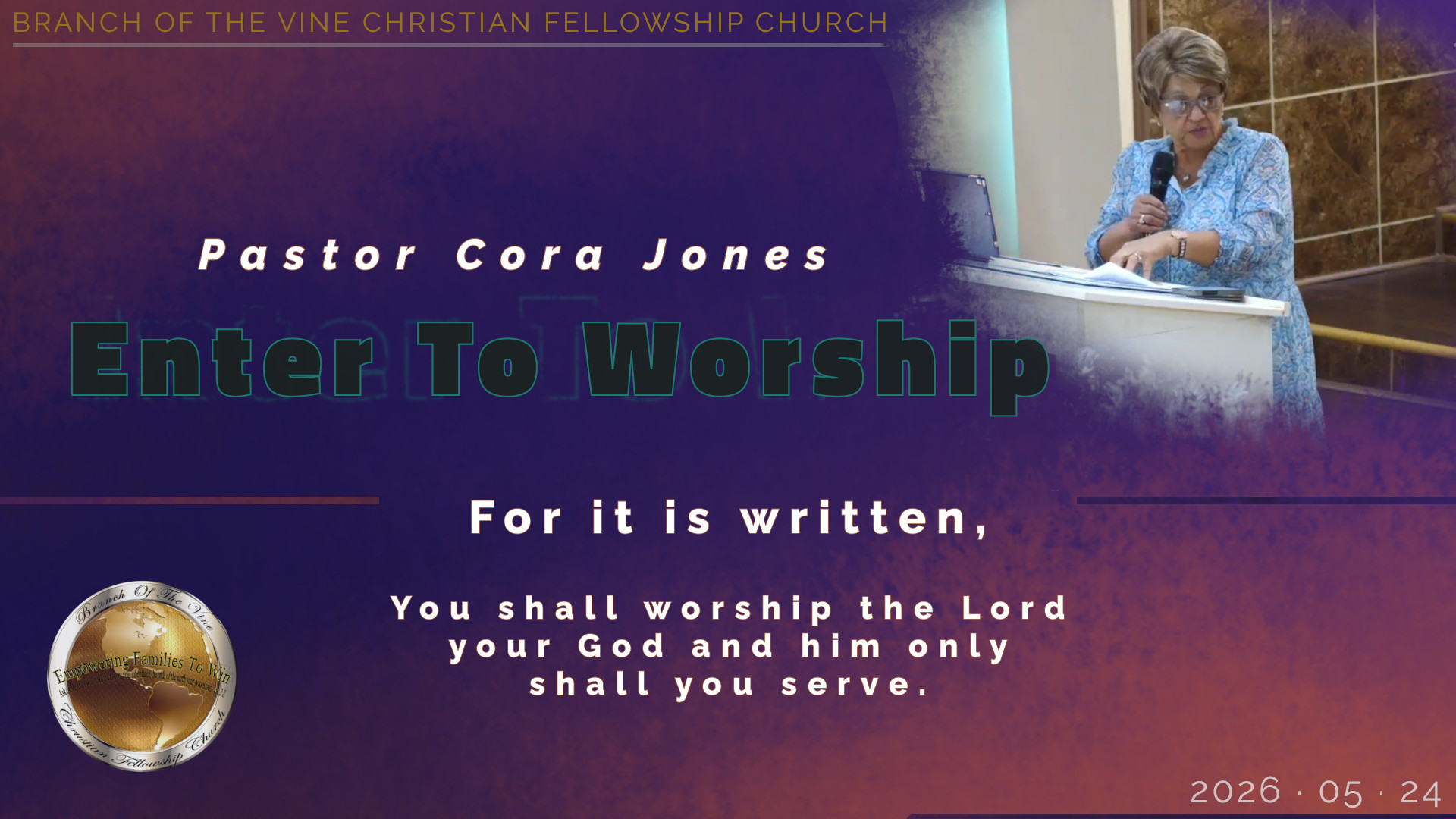 Enter To Worship