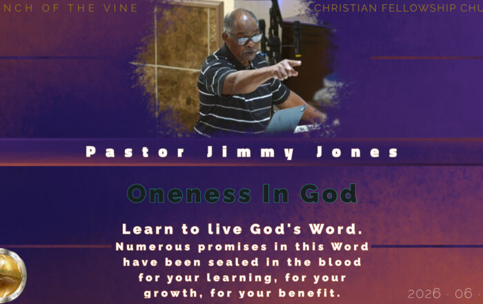 Oneness In God
