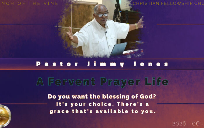 A Fervent Prayer Life