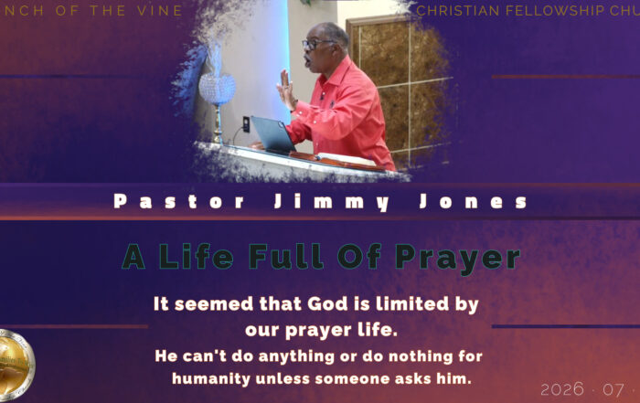 A Life Full Of Prayer