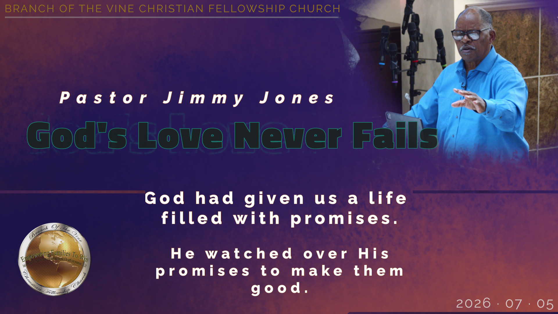 God's Love Never Fails