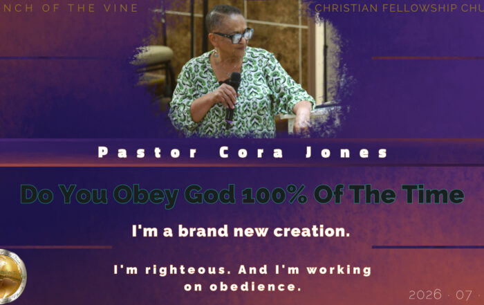 Do You Obey God 100% Of The Time