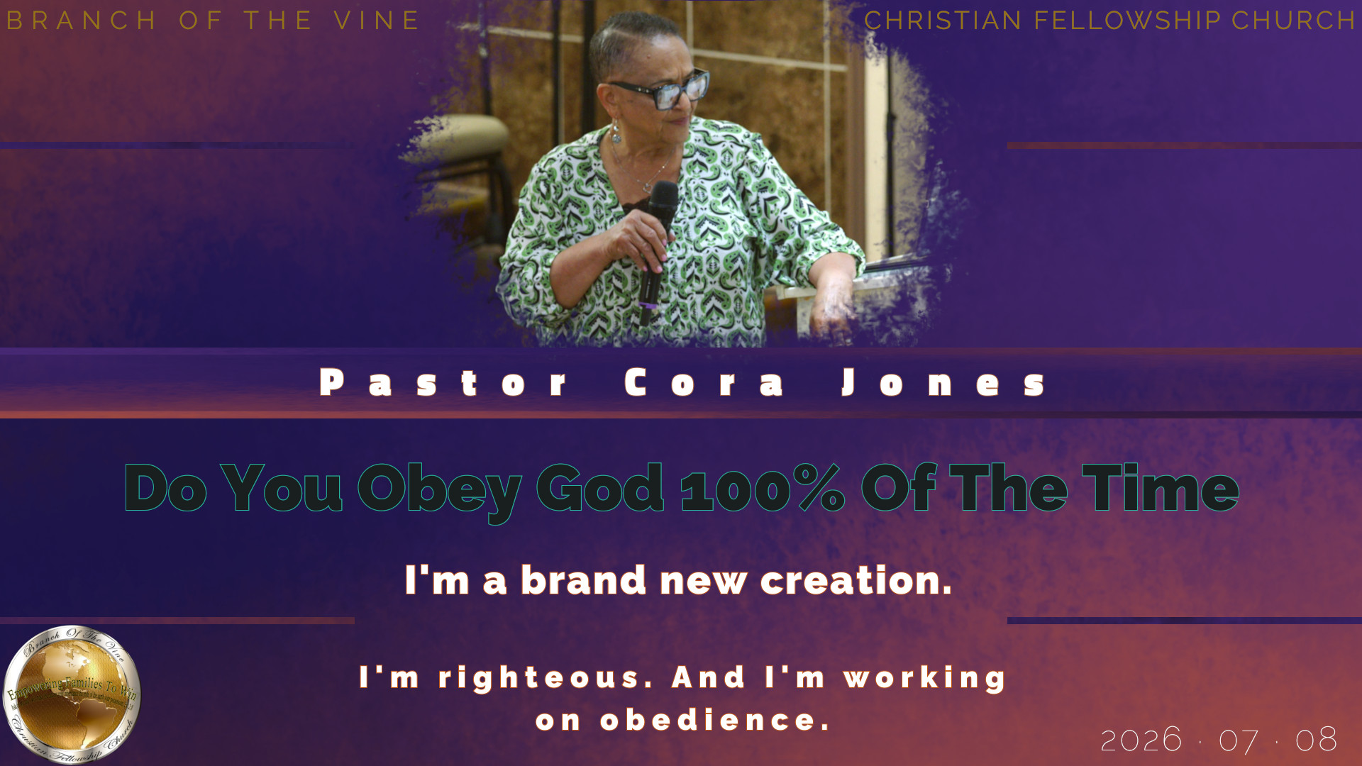 Do You Obey God 100% Of The Time