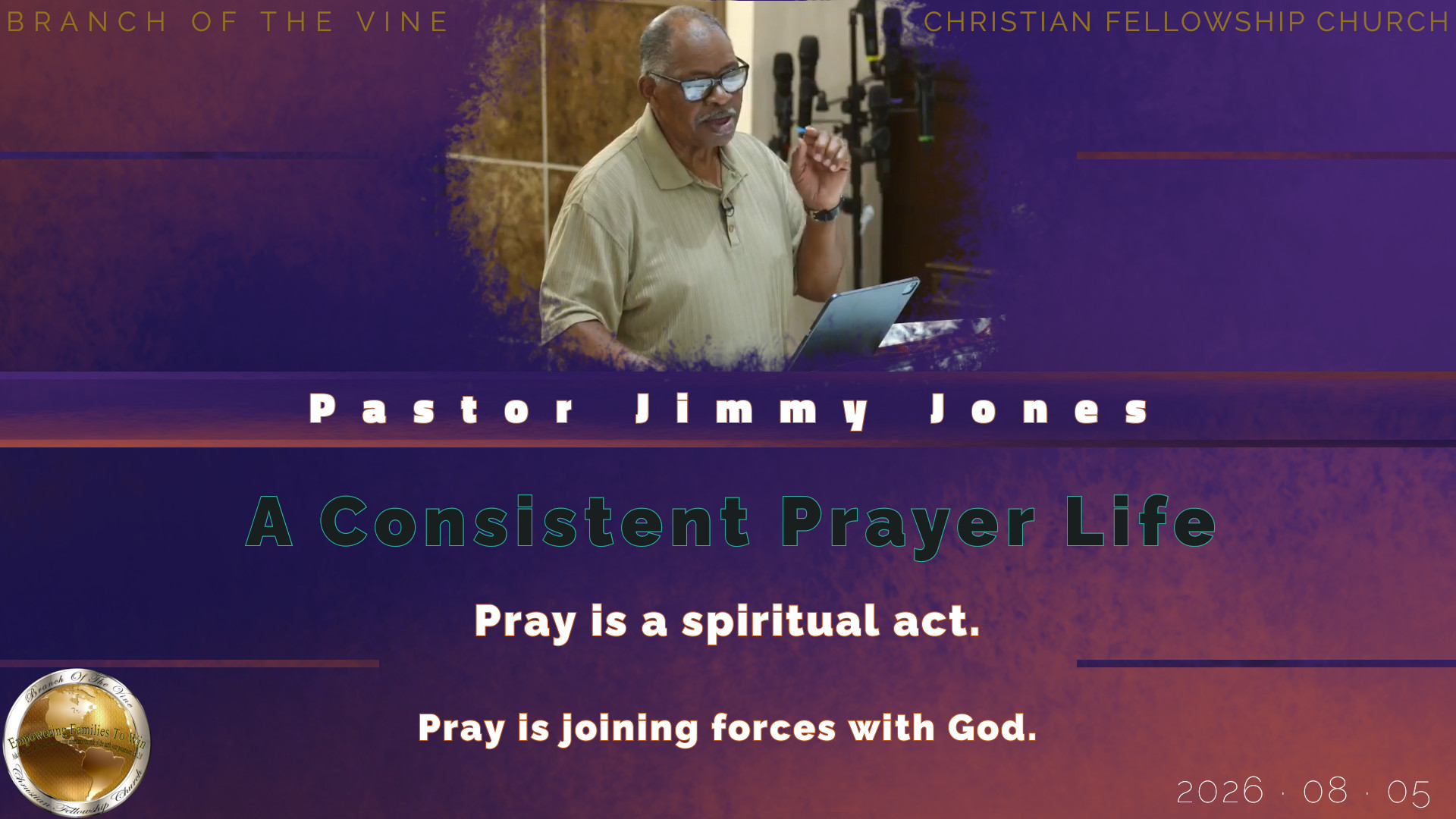 A Consistent Prayer Life