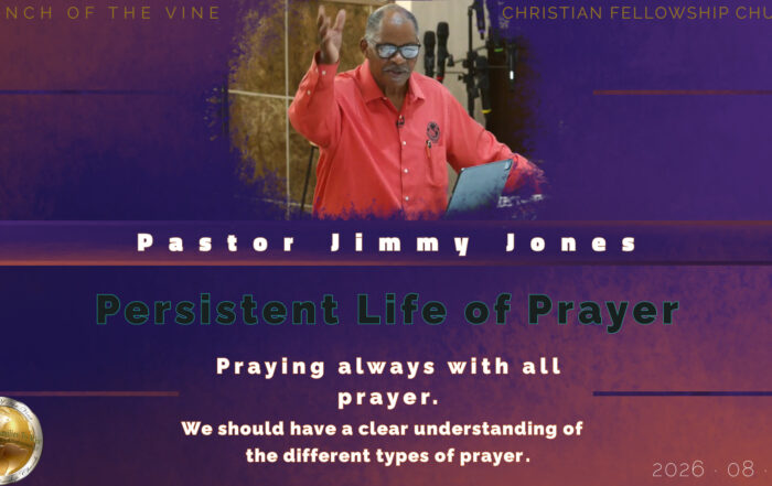 Persistent Life of Prayer
