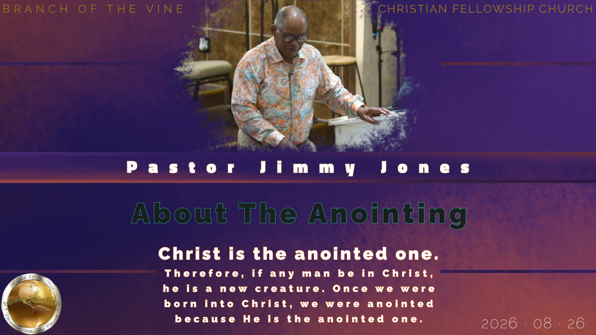 About The Anointing