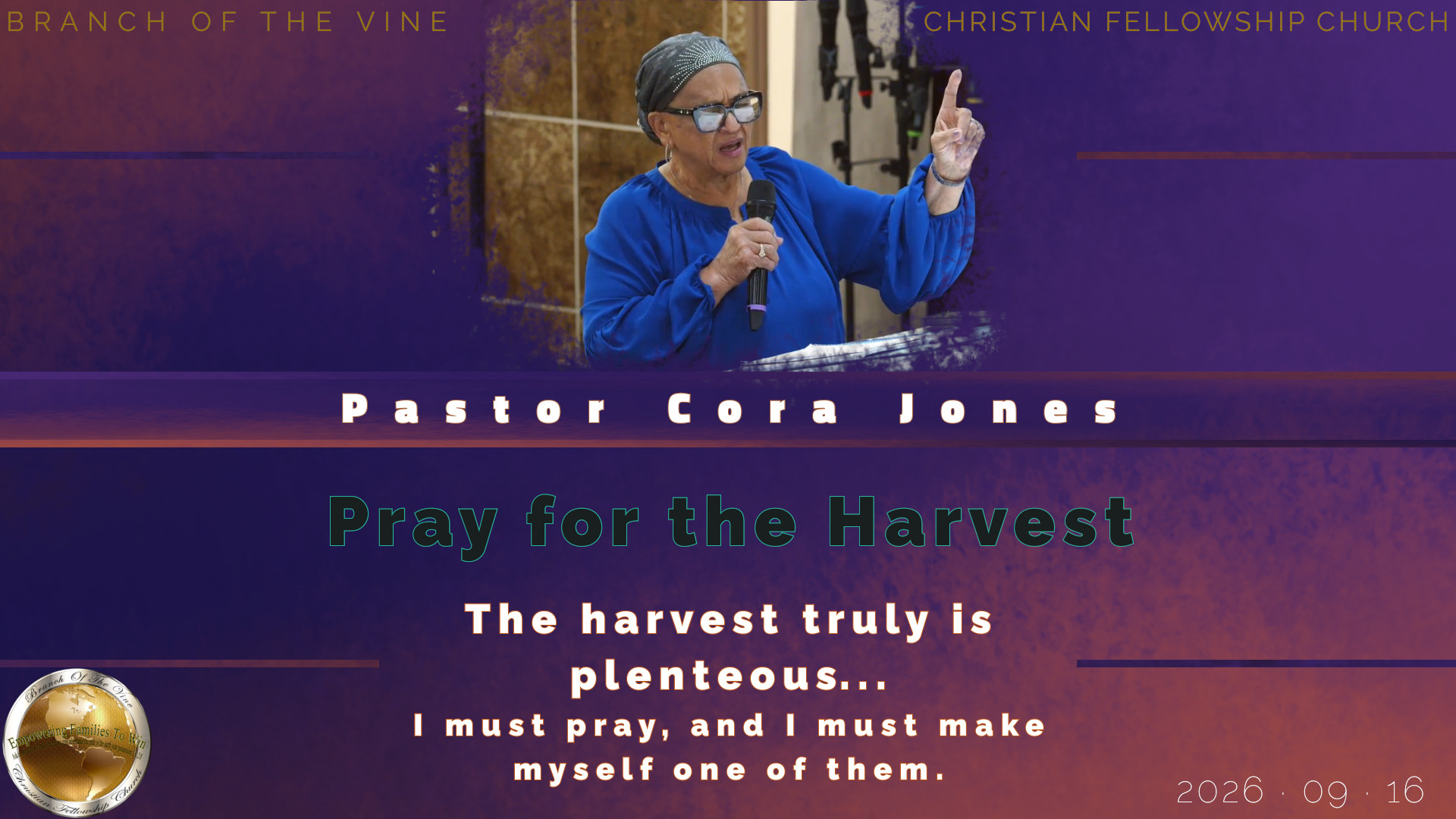 Pray for the Harvest