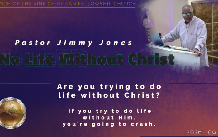 No Life Without Christ