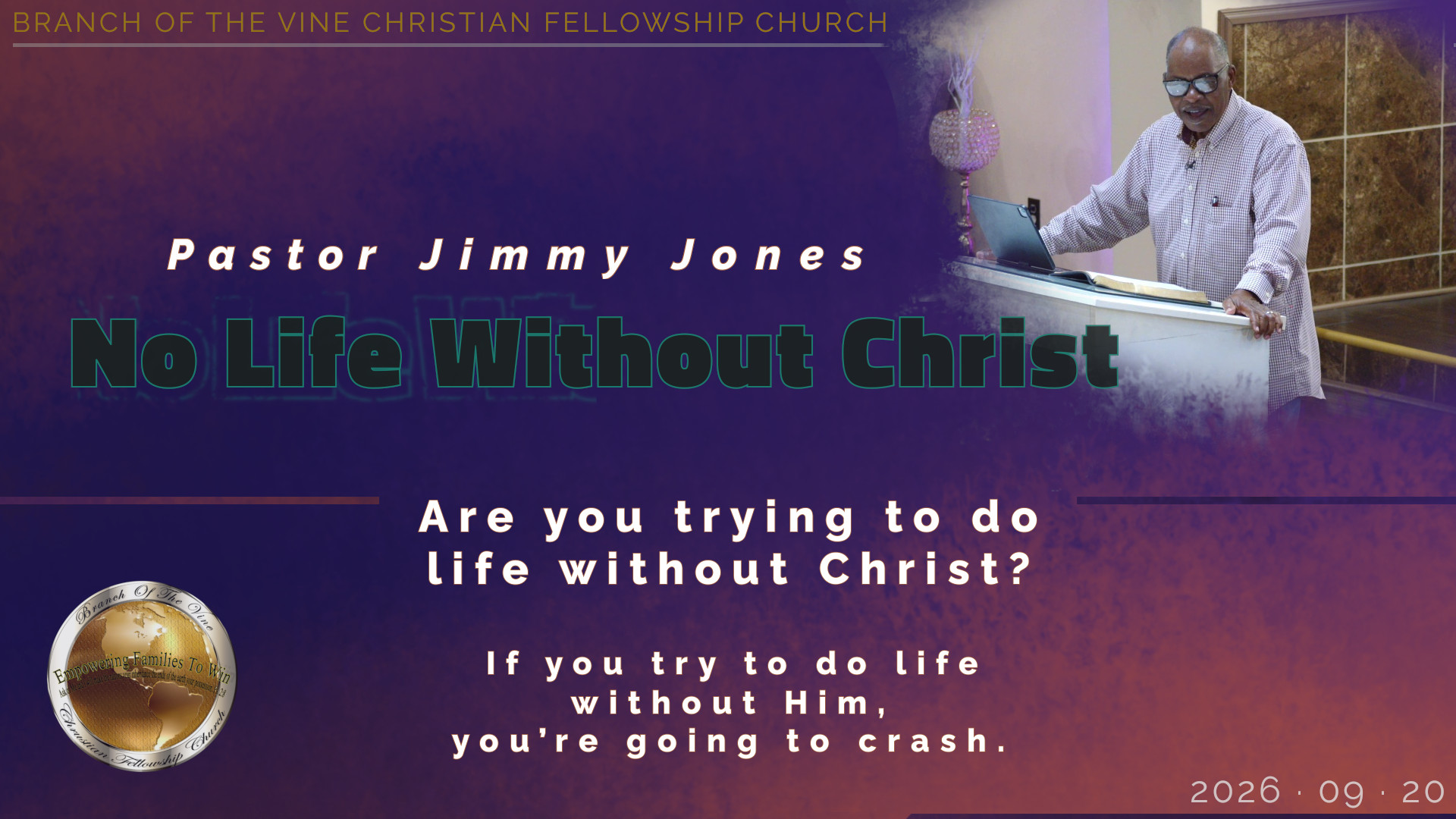 No Life Without Christ