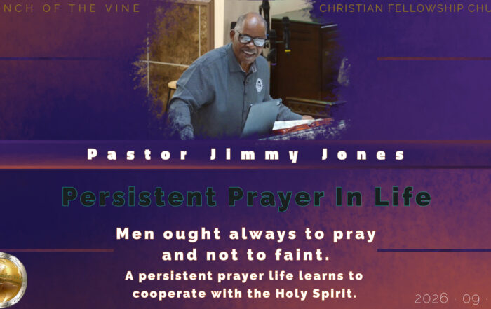 Persistent Prayer In Life