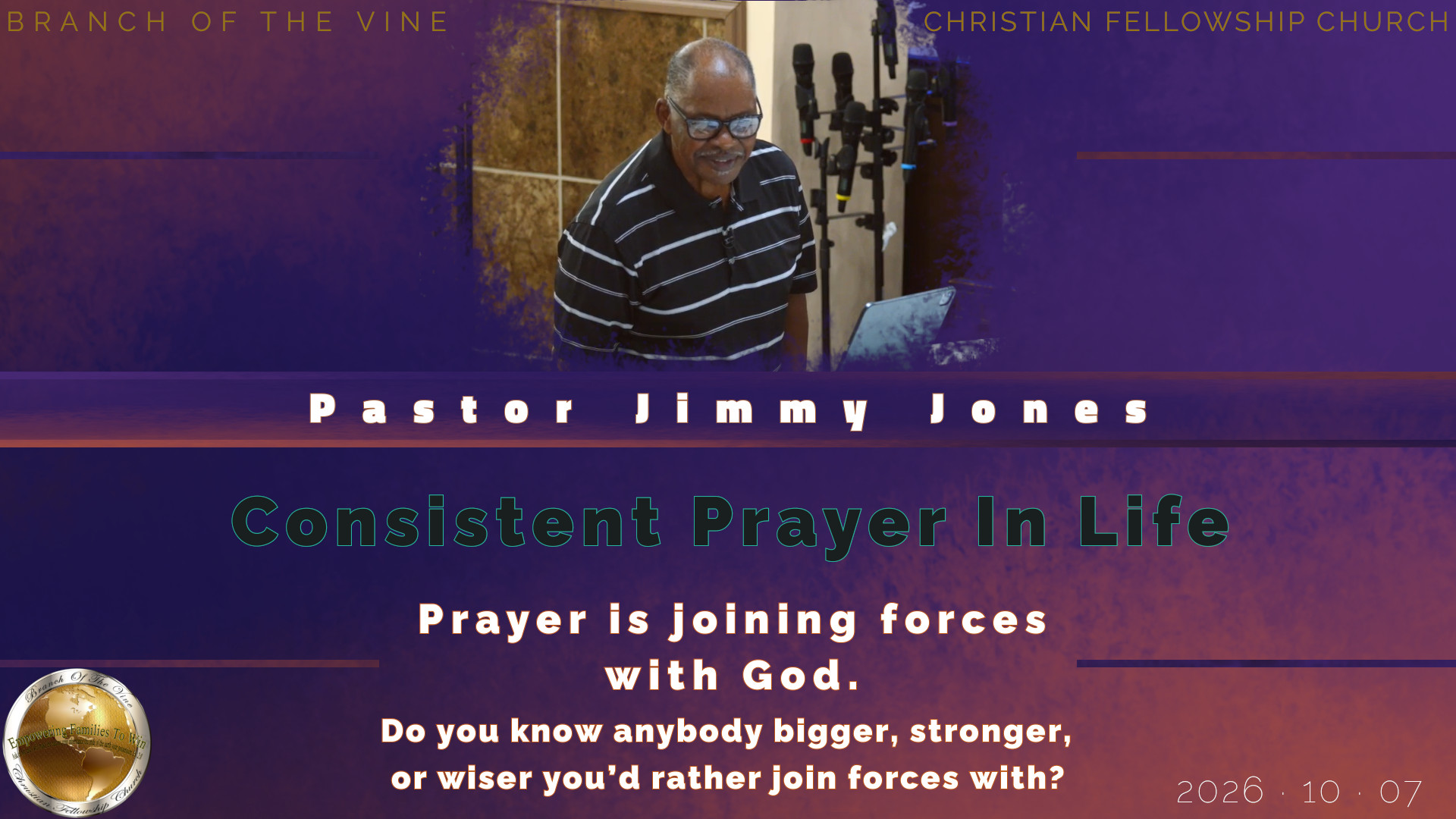 Consistent Prayer In Life